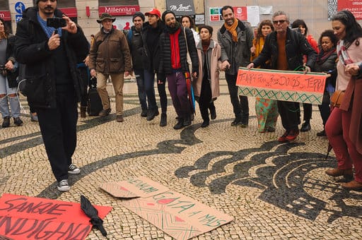 Manifesto “Sangue indígena, nenhuma gota a mais”