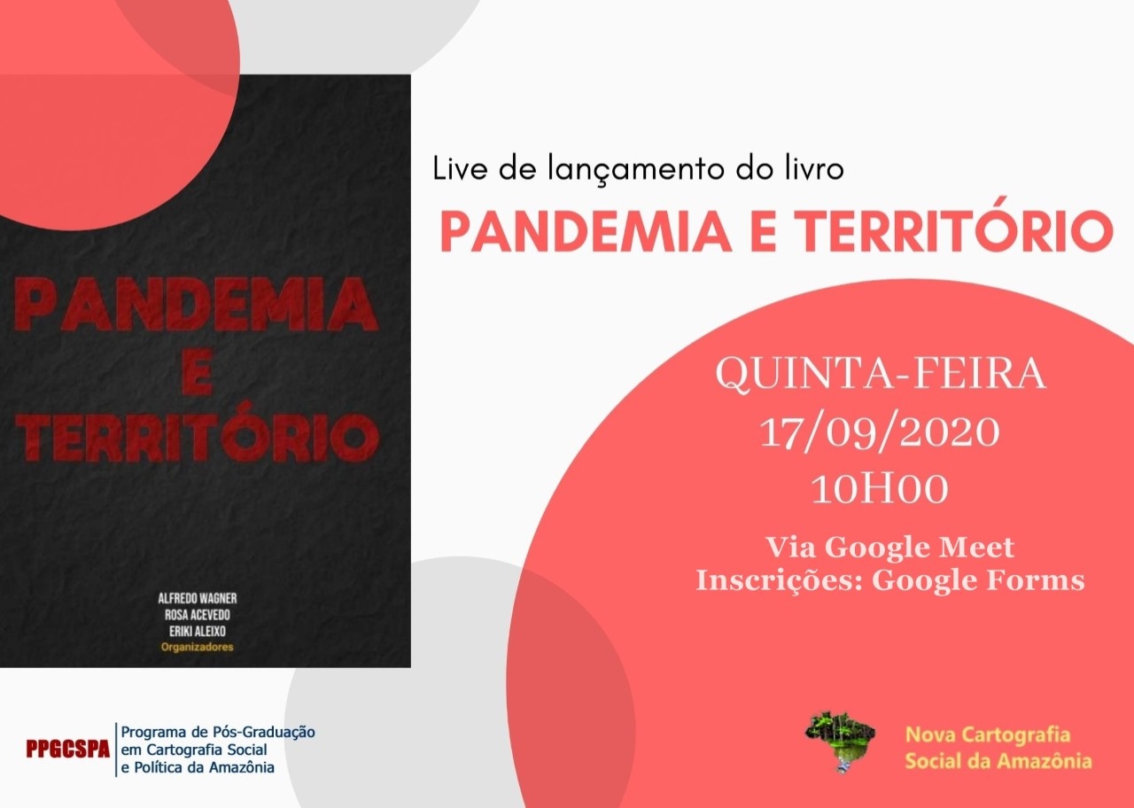 LIVE DE LANÇAMENTO DO LIVRO PANDEMIA E TERRITÓRIO