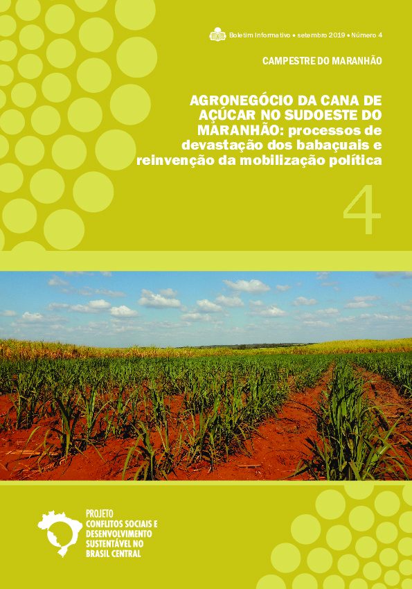 04 – Agronegócio da cana de açúcar no sudeste do Maranhão – Campestre do Maranhão