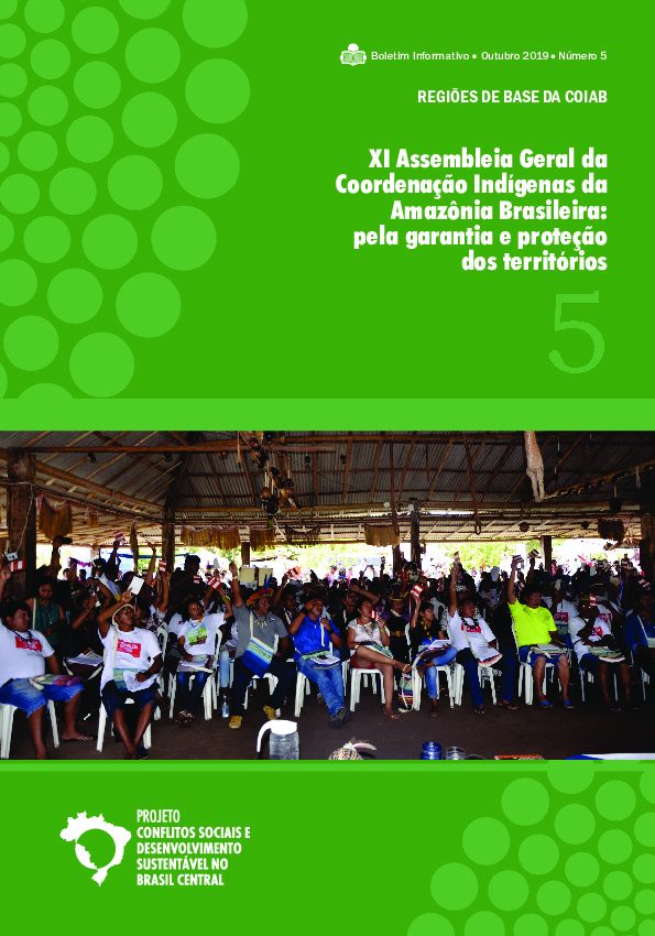 05 – XI Assembleia Geral da Coordenação Indígenas da Amazônia Brasileira: pela garantia e proteção dos territórios