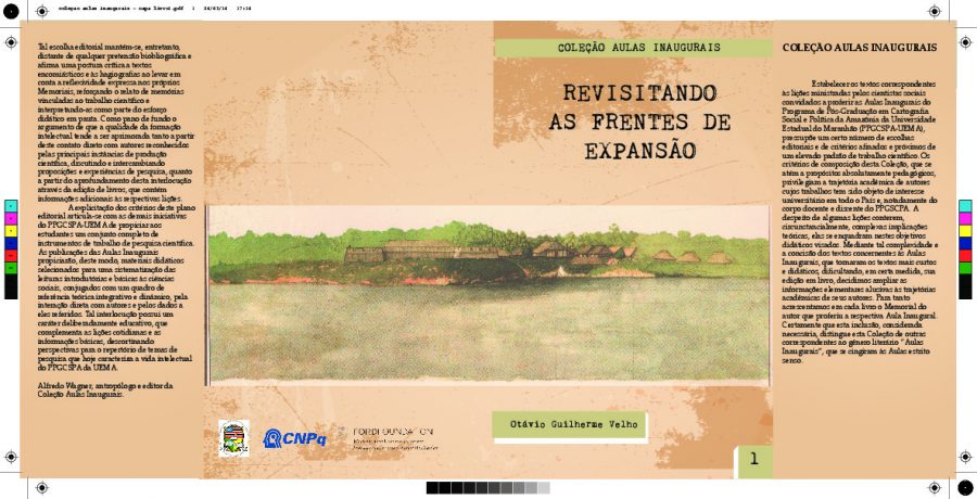 Coleção Aulas Inaugurais – Revisitando as Frentes de Expansão