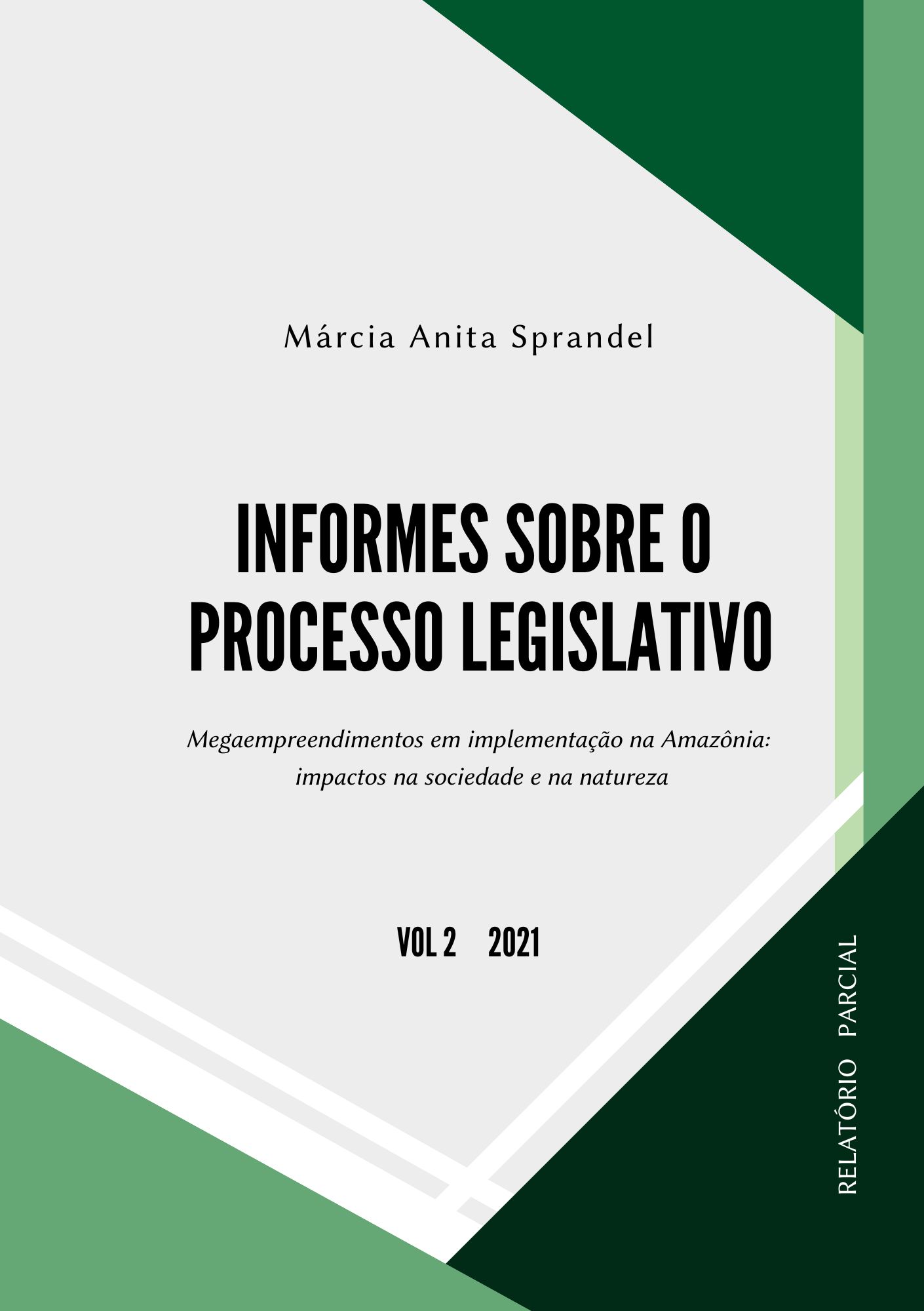 INFORMES SOBRE O PROCESSO LEGISLATIVO – Vol. 02/2021